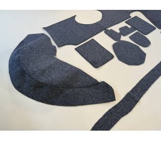 Complete interior carpet kit for Triumph Roadster 1800 / TR 2000 from 1946-1949 (LHD or RHD)