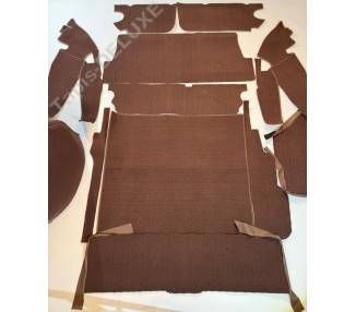 Trunk carpet kit for Mercedes-Benz W123 T rear seat in 2 parts 1978-1985