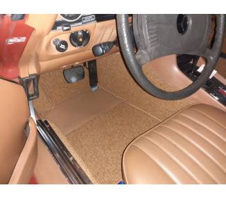 Complete interior carpet kit for Mercedes-Benz W107 SL without jump seat from 1985-1989 (LHD)