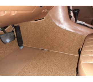 Moquette de sol pour Mercedes-Benz W107 SL (R107 Cabrio) sans strapontin 1985–1989