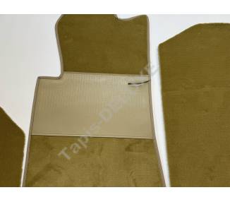 Moquette de sol pour Mercedes-Benz W107 SL (R107 Cabrio) sans strapontin 1985–1989