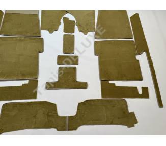 Complete interior carpet kit for Mercedes-Benz W107 SL without jump seat from 1985-1989 (LHD)