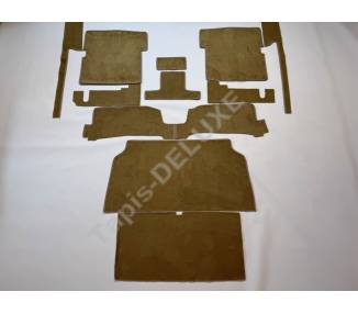 Complete interior carpet kit for Mercedes-Benz W107 SL without jump seat from 1985-1989 (LHD)
