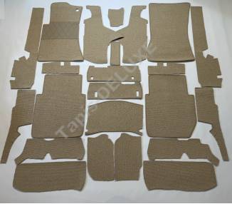 Complete interior carpet kit for Mercedes-Benz W116 SE from 1972-1980 (only LHD)