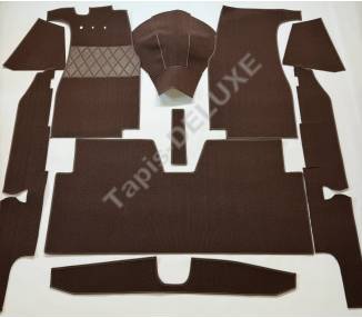 Moquette de sol pour Mercedes-Benz Ponton Limousine longue W105-W180I-W180II-W128 1954-1957