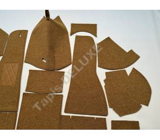 Complete interior carpet kit for MG TD from 1950–1953 (only LHD)