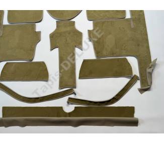 Complete interior carpet kit for Alfa Romeo Giulietta Sprint & Giulia Sprint type 750 1954-1958 (only LHD)