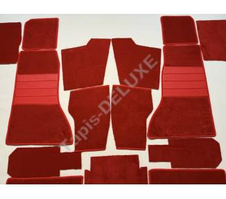 Moquette de sol pour Jaguar E-Type Serie 1.5 (2+2) Coupé plancher plat