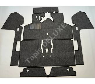 Complete interior carpet kit for VW 1500/1600 limousine type 3 long version + TL  08/1961-07/1967 (only LHD)