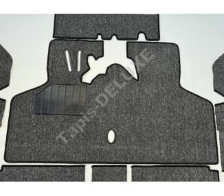 Complete interior carpet kit for VW 1500/1600 limousine type 3 long version + TL  08/1961-07/1967 (only LHD)