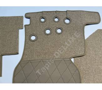 Complete interior carpet kit for Mercedes-Benz 190 SL W121 cabriolet from 1956–1962 (only LHD)