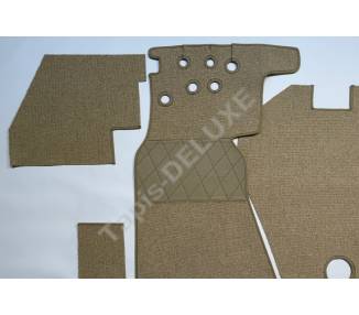 Complete interior carpet kit for  Mercedes-Benz 190 SL W121 Cabriolet 1956–1962 (only LHD)