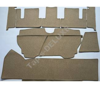 Complete interior carpet kit for  Mercedes-Benz 190 SL W121 Cabriolet 1956–1962 (only LHD)