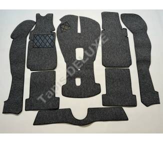 Complete interior carpet kit for Fiat Dino 2000-2400 Spider Série 1-2 1966-1972 (only LHD)
