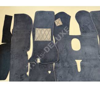 Complete interior carpet kit for Fiat 1100 D from 1966-1969 (only LHD)