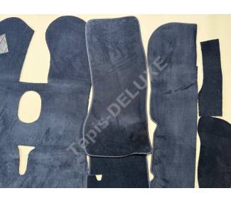 Complete interior carpet kit for Fiat 1100 D from 1966-1969 (only LHD)
