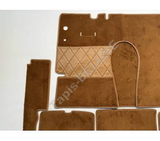 Complete interior carpet kit for Opel Olympia 51 from 01/1951-03/1953 (only LHD)