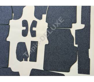 Complete interior carpet kit for Mercedes-Benz W123 limousine from 1975–1985 (LHD or RHD)