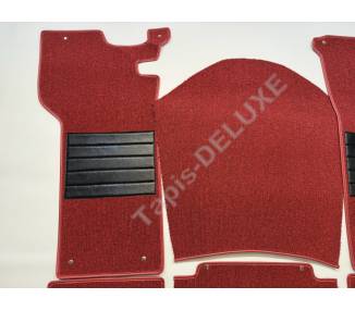 Complete interior carpet kit for Peugeot 404 coupé/cabriolet from 1960-1975 (only LHD)