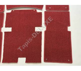 Complete interior carpet kit for Peugeot 404 coupé/cabriolet from 1960-1975 (only LHD)