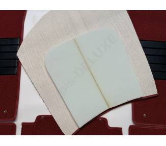 Complete interior carpet kit for Peugeot 404 coupé/cabriolet from 1960-1975 (only LHD)