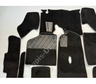 Complete interior carpet kit for Karmann Ghia type 34 from 1961-1969 (only LHD)