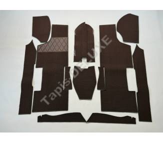 Complete interior carpet kit for Fiat 850 Sport Coupe 1965-1973 (only LHD)