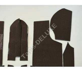 Complete interior carpet kit for Fiat 850 Sport Coupe 1965-1973 (only LHD)