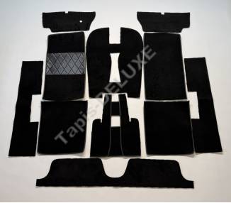 Complete interior carpet kit for Peugeot 504 cabriolet from 1968-1984 (only LHD)