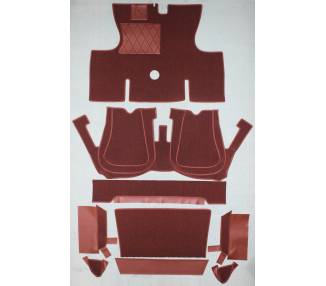 Moquette de sol pour Renault Caravelle 1959-1968 - Set complet