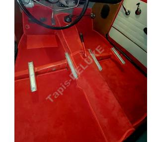 Complete interior carpet kit for Volvo PV444/544 from 1947-1962 (Model with suspended pedals)(only LHD)
