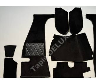 Complete interior carpet kit for MG A Roadster 1955-1962 (only LHD)