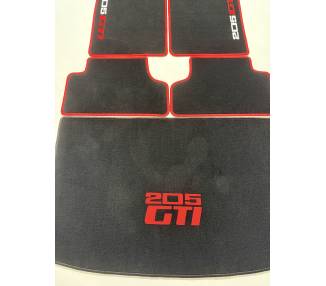 Car und trunk carpet for Peugeot 205 GTI