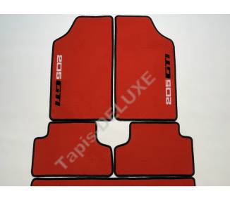 Car und trunk carpet for Peugeot 205 GTI