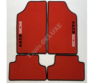 Car und trunk carpet for Peugeot 205 GTI