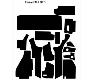 Complete interior carpet kit for Ferrari 308 GTB from 1975-1985 (only LHD)