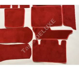 Complete interior carpet kit for Fiat 2300 coupé S from 1961–1968 (only LHD)