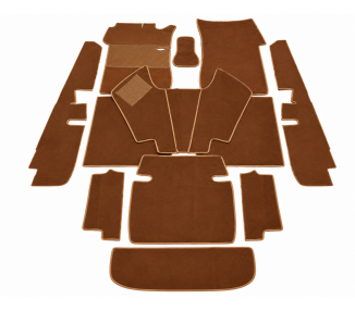 Complete interior carpet kit for Mercedes-Benz W112 limousine 1961-1965 (only LHD)