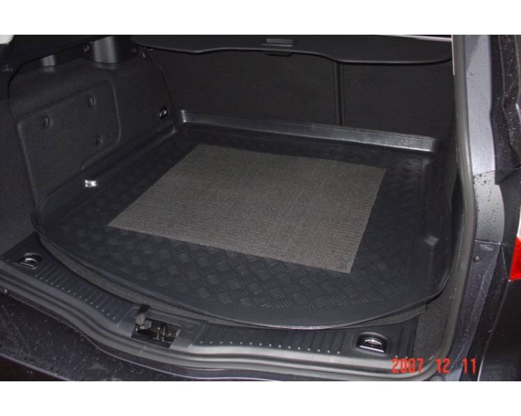 Tapis de coffre voiture pour Ford Mondeo IV Turnier à partir 2007- avec  petite roue de secours ou kit de reparation