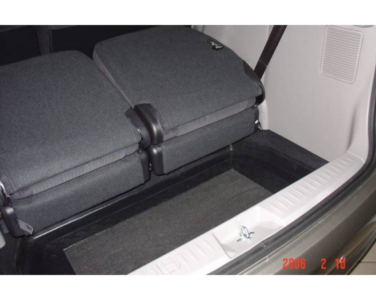 Kofferraumteppich für Mitsubishi Grandis 3. Reihe hoch geklappt ab Bj. 2003-